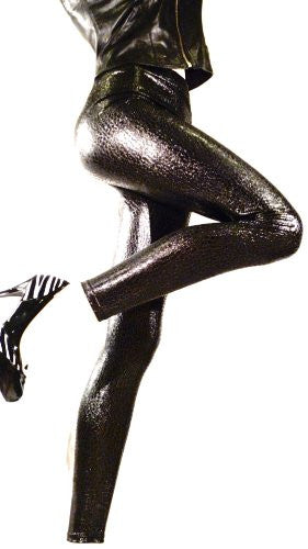 Lace Poet Black Python Faux Leather Leggings/Pants