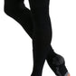 PLUS Size Lace Poet Black Yoga/Sleep Thigh-High Toeless Compression Socks