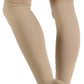Lace Poet Surgical Over the Knee Compression Socks - TAN
